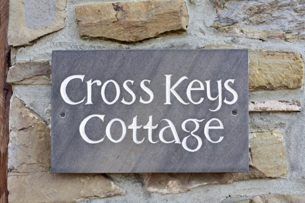 Cross Keys Cottage Holiday Let Bishop's Castle Exterior foto